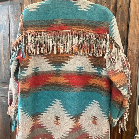 SOUTHWESTERN jacket outerwear ski fringe love is for eternity LIFE apres ski! - Picture 3 of 3